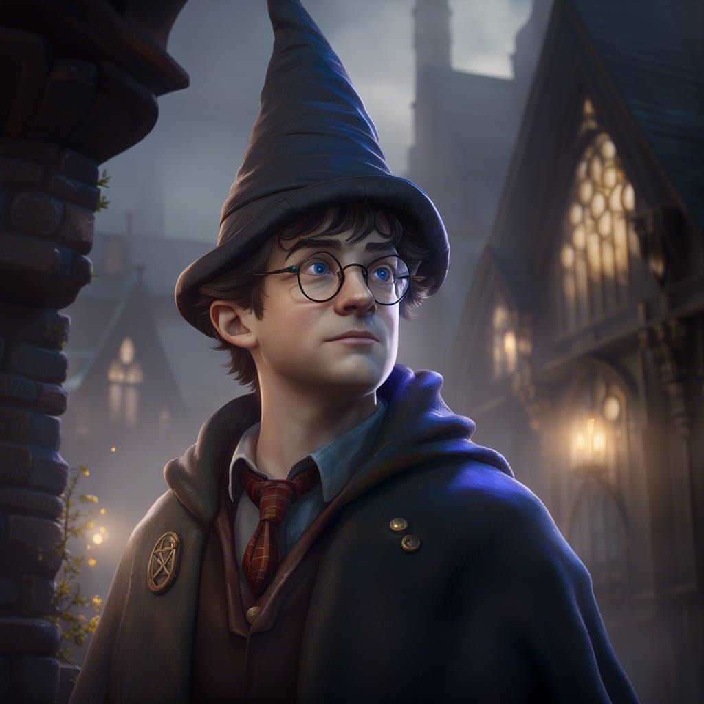 Harry Potter's Trip to Diagon Alley - AI Generated Artwork - NightCafe ...