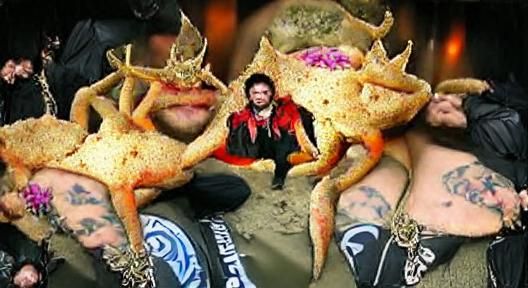 Bam Margera got turned into a crab by a witch