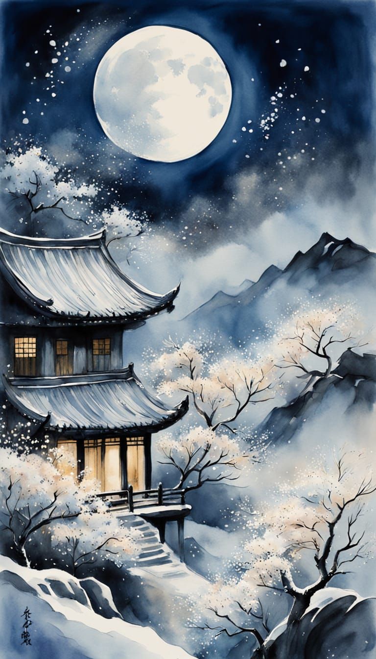 ^^Snowing (5 Likes)  by @Little Rainbow