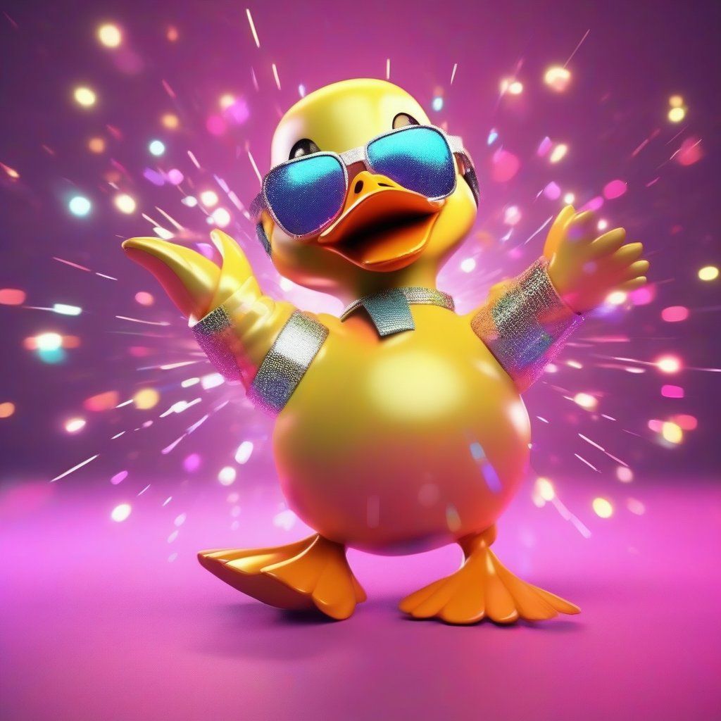 Dancing duck