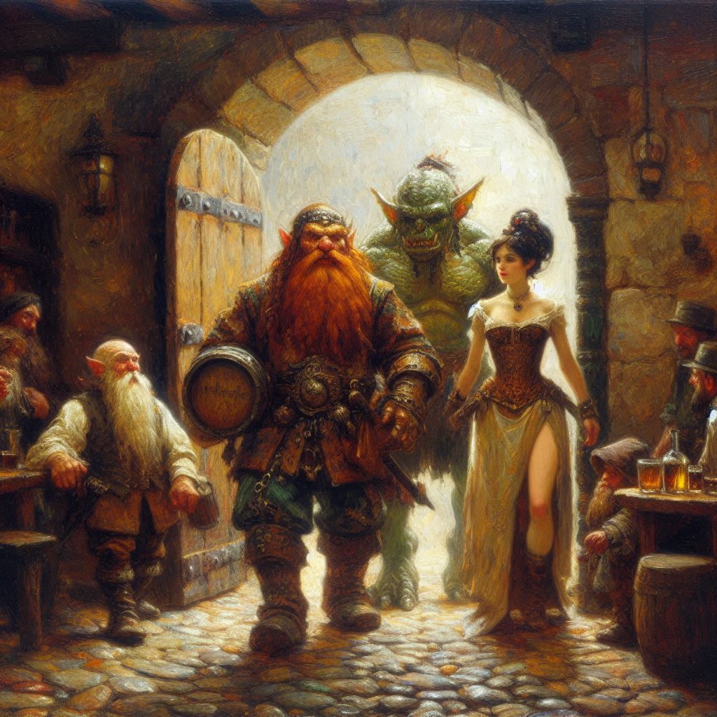 "Prepare a table. We have come to dine!"