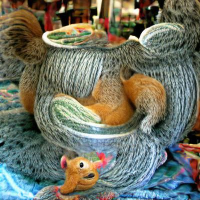 Soup Squirrel! Full of Yarn