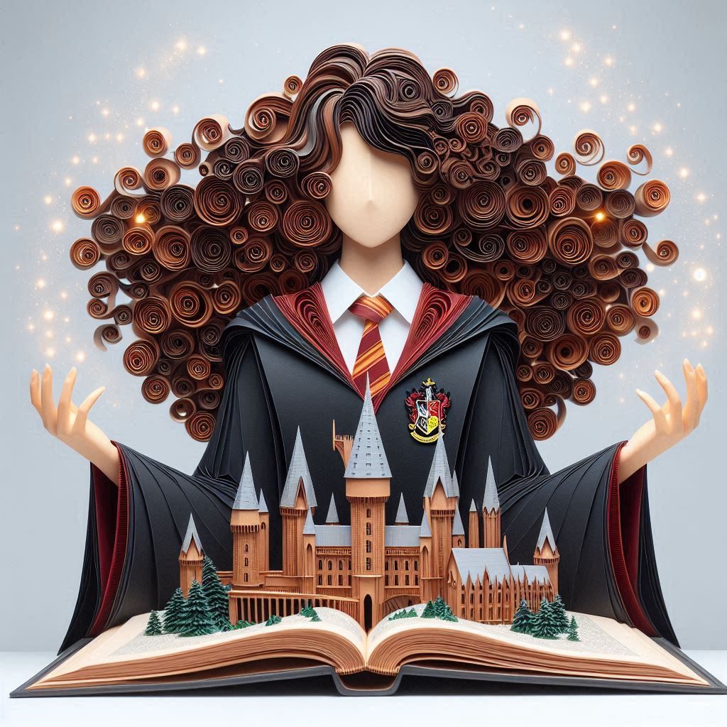 Quilled Book - Hermione Granger