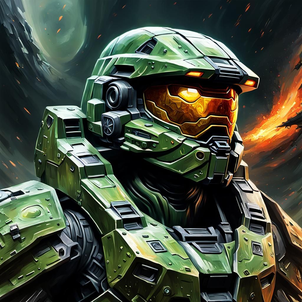 master chief - AI Generated Artwork - NightCafe Creator