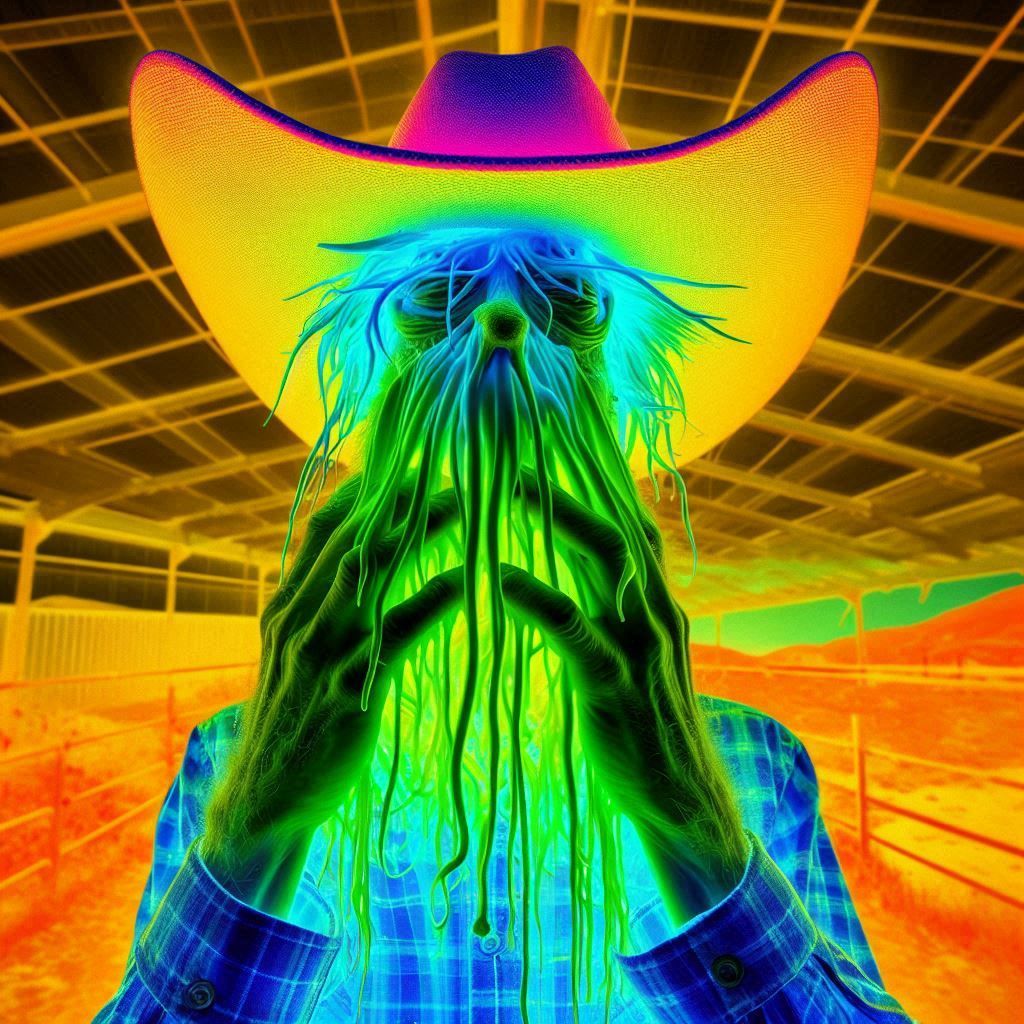 allergic dude at a dude ranch