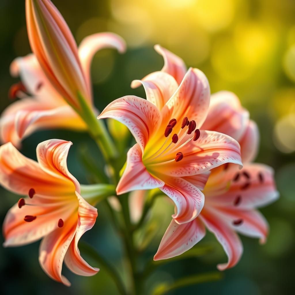Emerald Frog on Lily Pad in Lush Tropical Scene