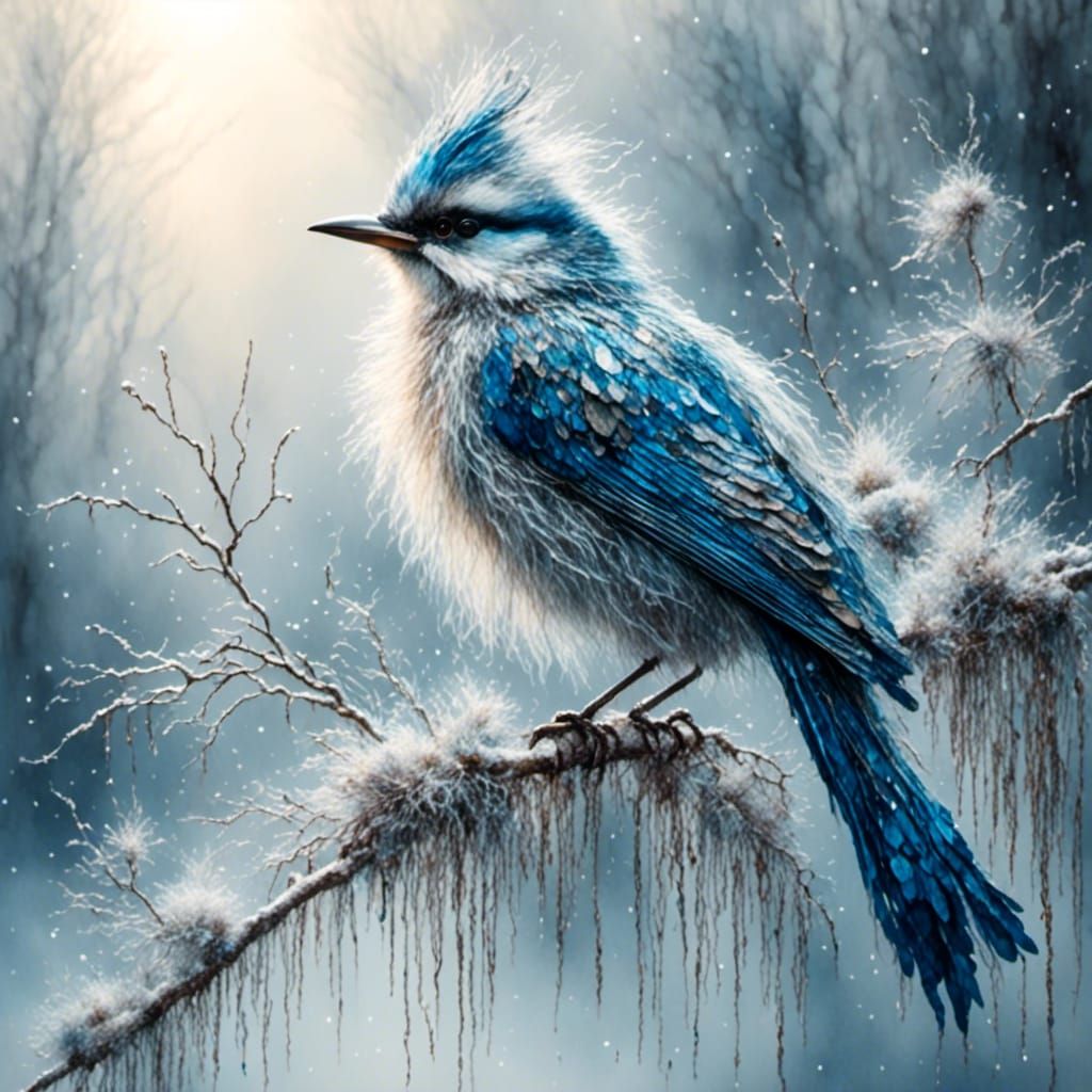 Winter Bird  by @Gaby