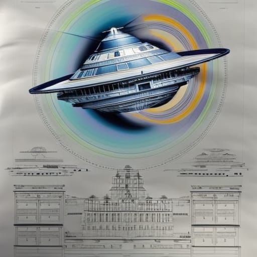 the blueprint of the UFO