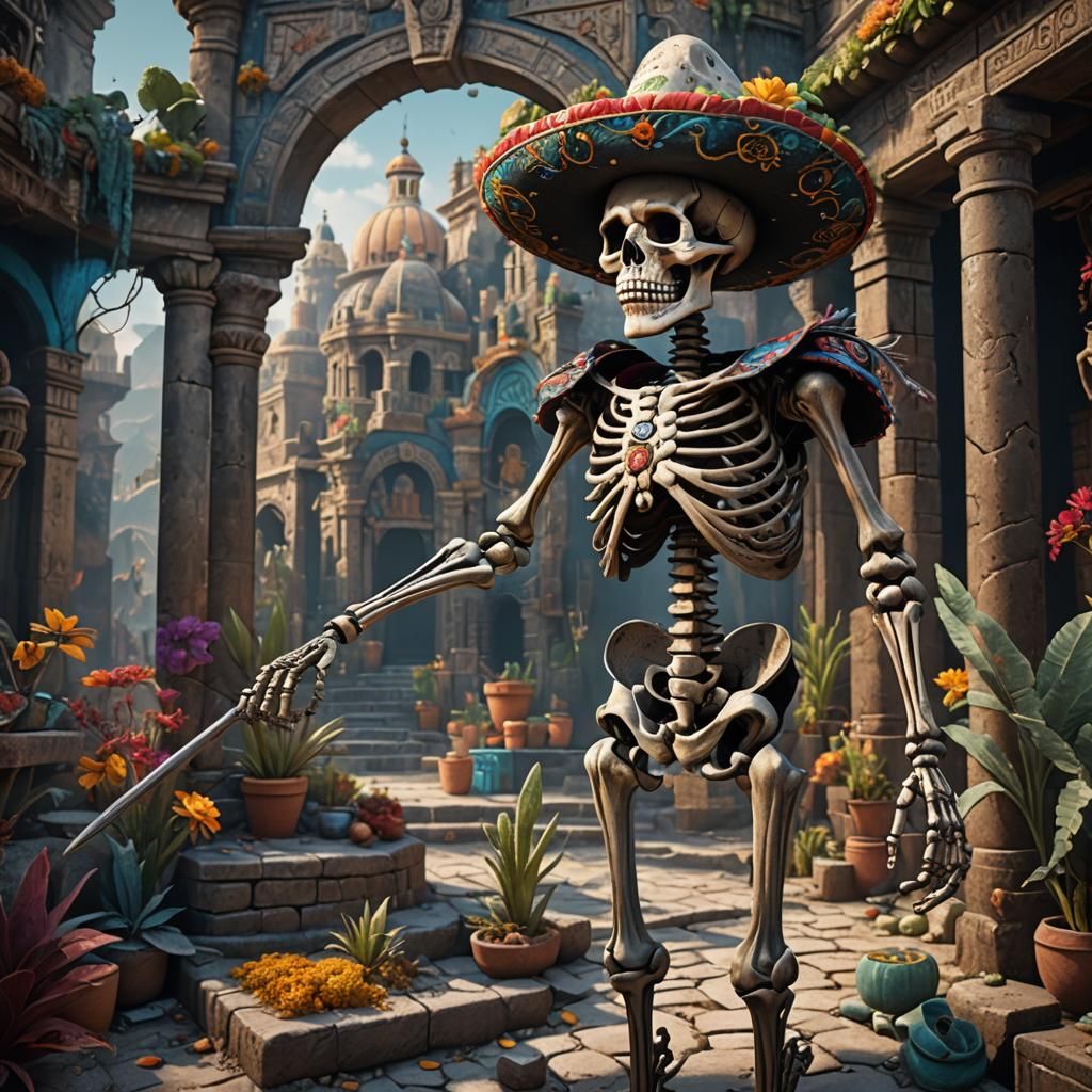 mexican skeleton