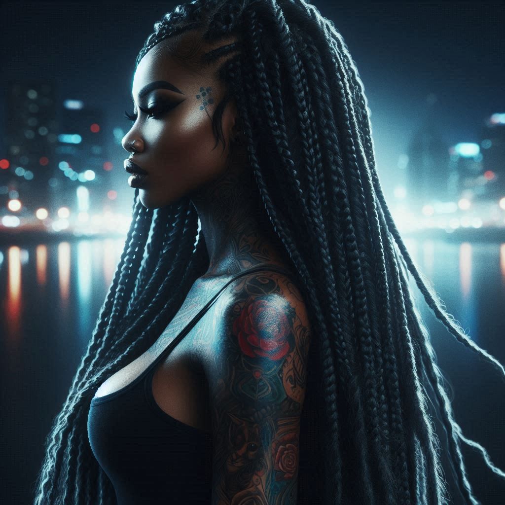 The braids I wanted .. But then got as well 😝😝