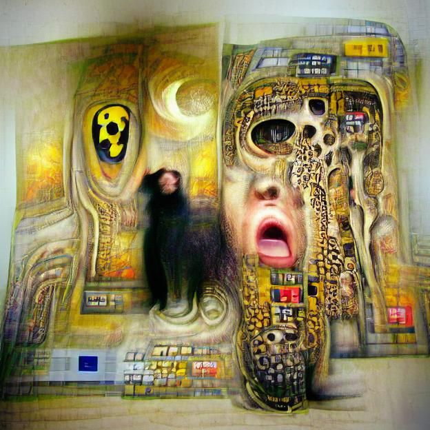 The last person on earth hears a scream H.R. Giger Gustav Kl...
