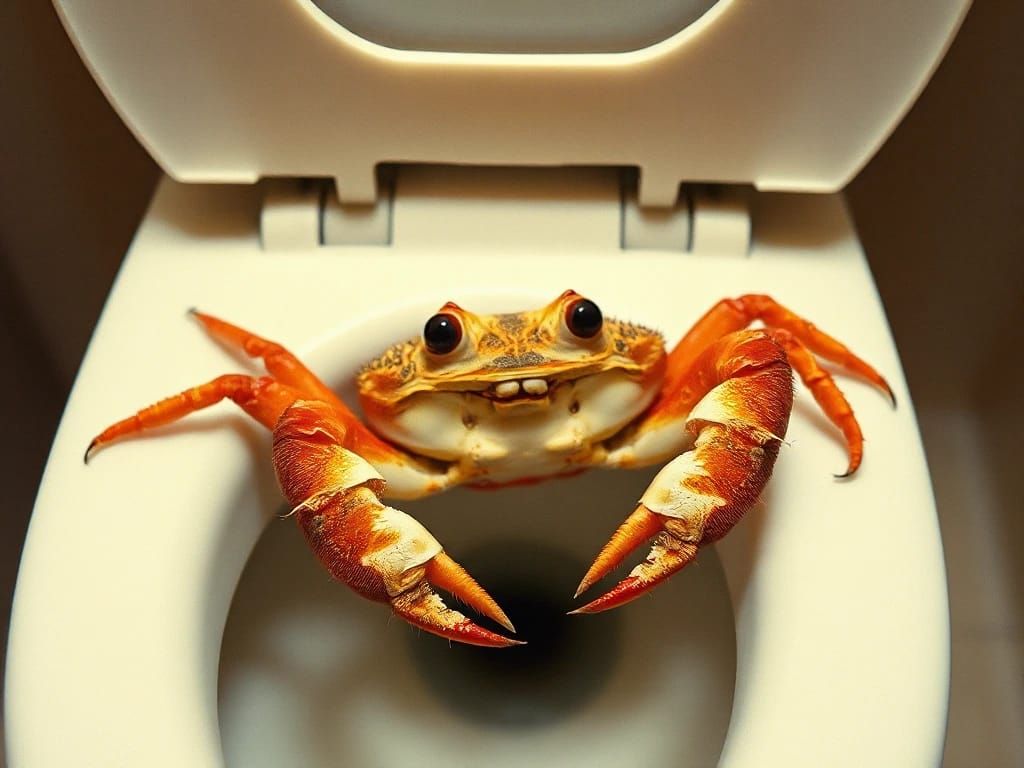 ...So I told my wife, "Yes you CAN get crabs from a toilet seat!"...