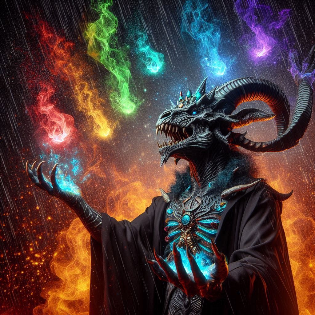 The all color fire spell