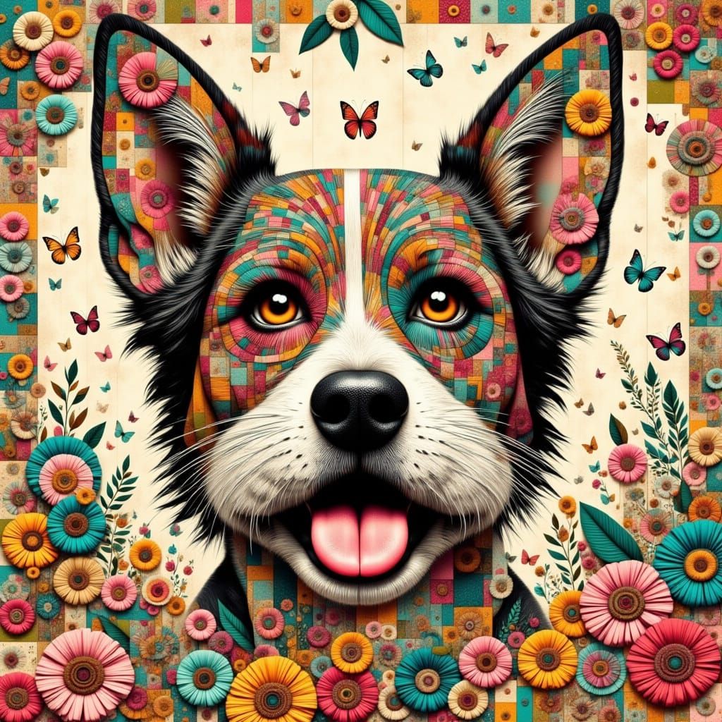 <lora:patchwork Hennie:1.0>