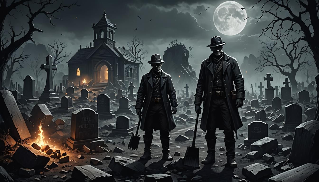 Skeeter and Abe discover something is wrong in the graveyard