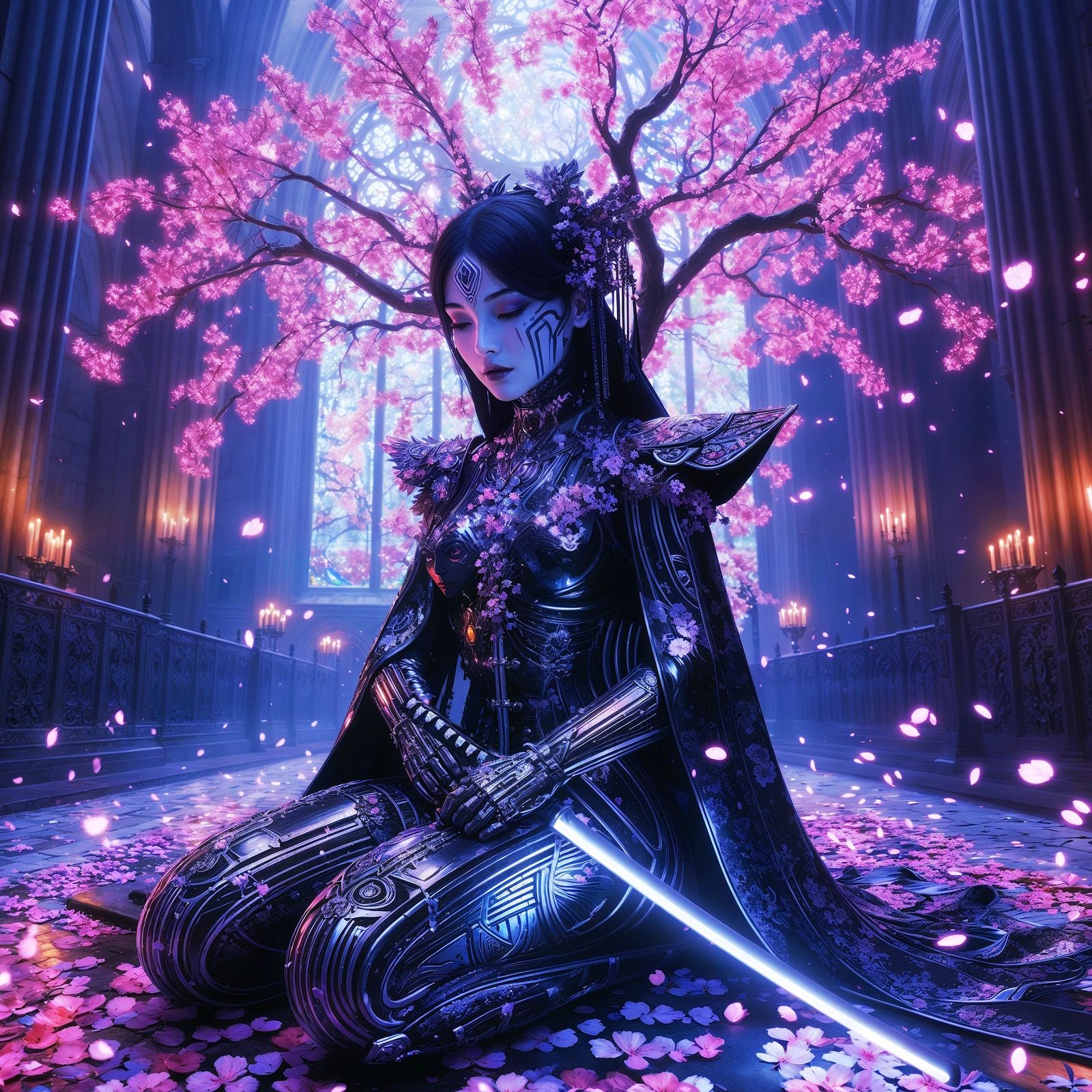 Cyber-Geisha Samurai