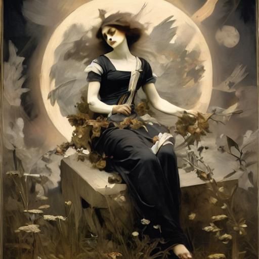 Gorgeous, shapely, hypnotic, spellbinding, vixen, hyperrealism ,8k resolution, pre-raphaelitism by 
William-Adolphe Bouguereau <lora:Smudge...