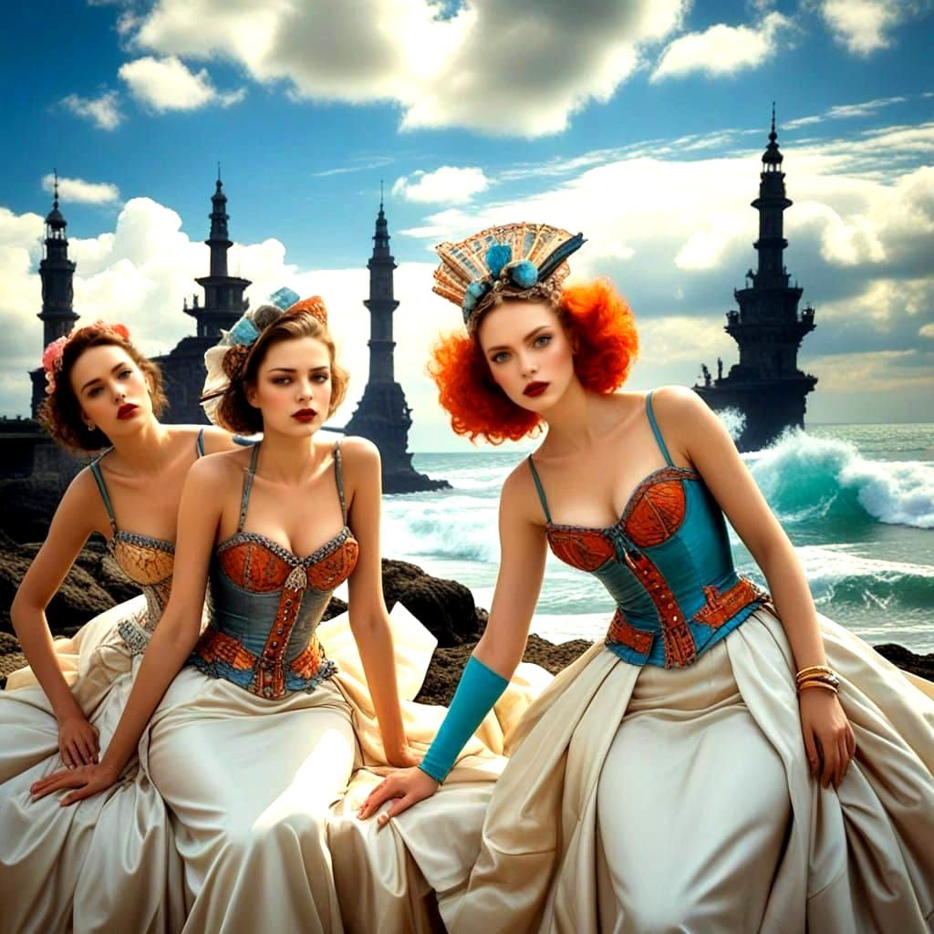 Surrealistic Ladies in Exotic Ensembles