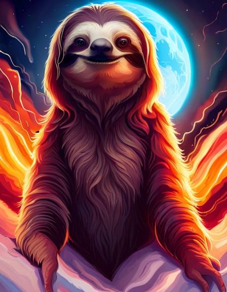 Sloth - AI Generated Artwork - NightCafe Creator