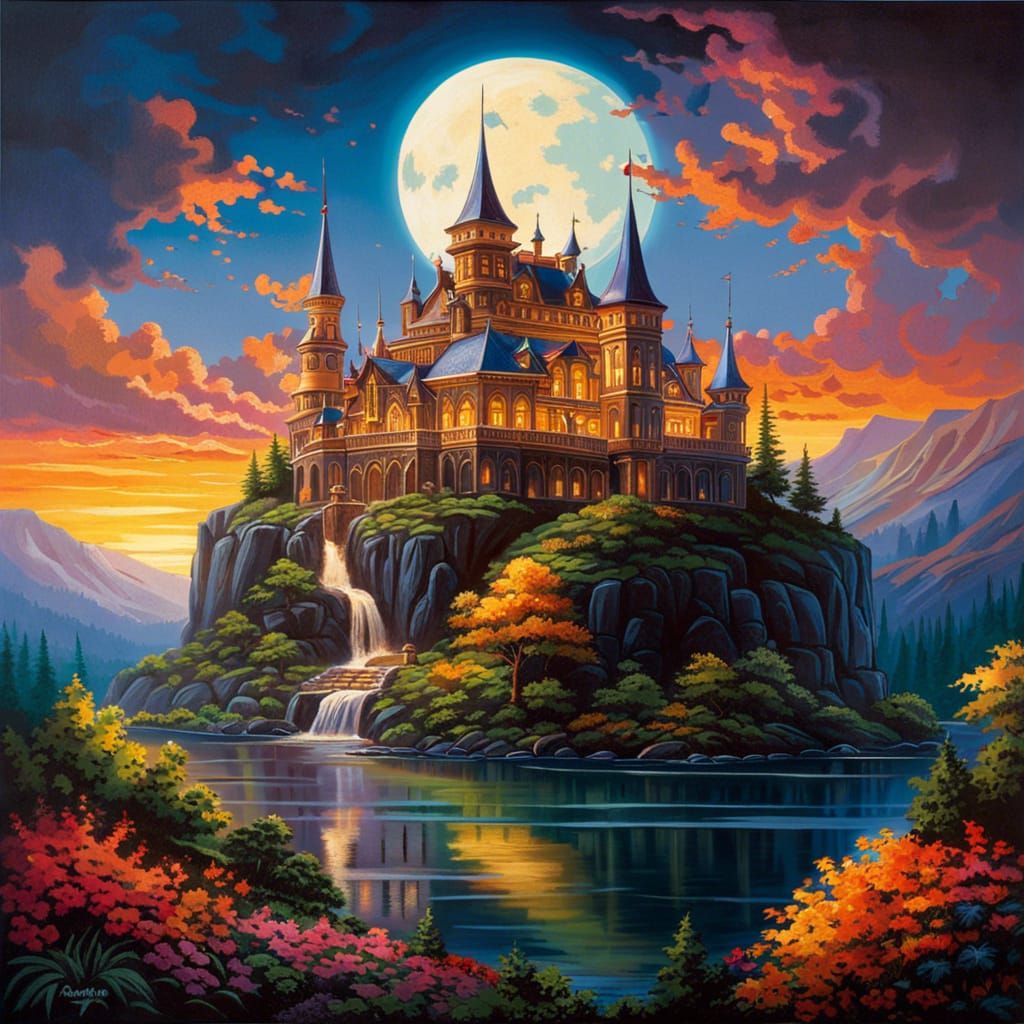 fantasy castle  by @Nemo