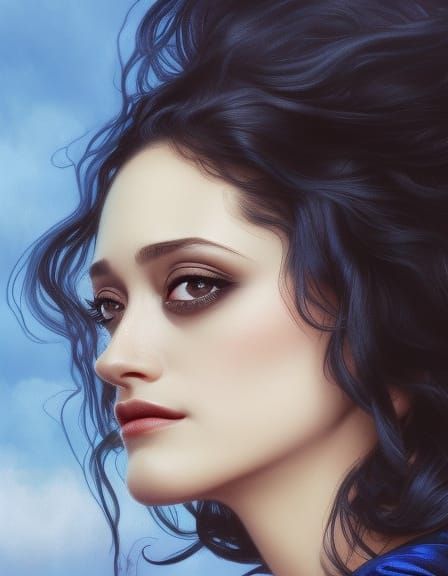 Emmy Rossum - AI Generated Artwork - NightCafe Creator