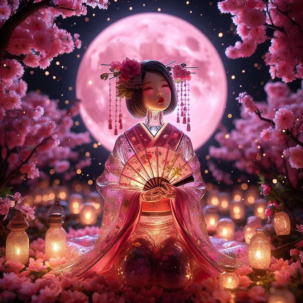 Cherry Blossom MOON GEISHAS 2