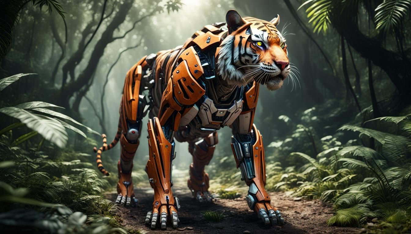 Cyborg tiger