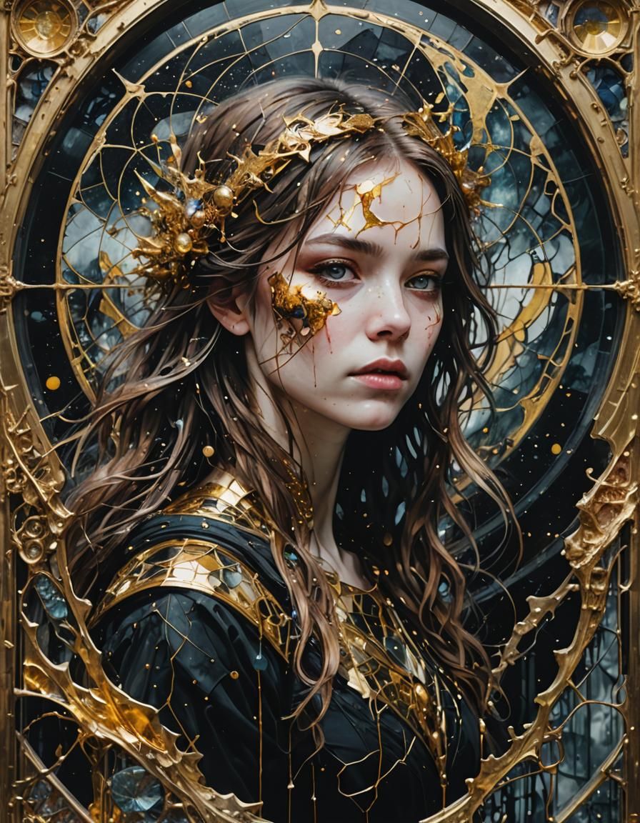 Gold and Black Chaos