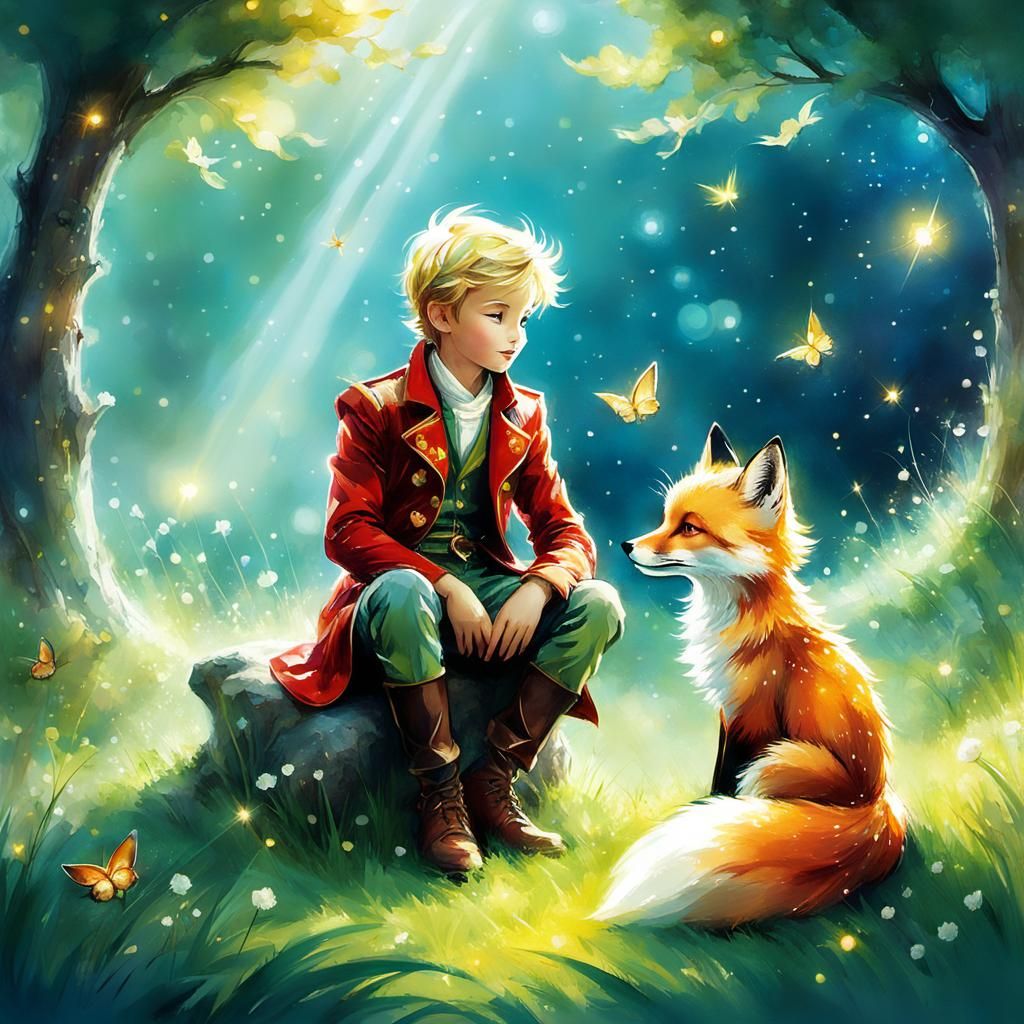 You can only see clearly with your heart. Fairy tale The Little Prince  by @coffeeshop