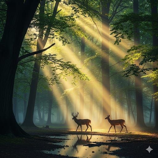 חיות הנואמות ביער