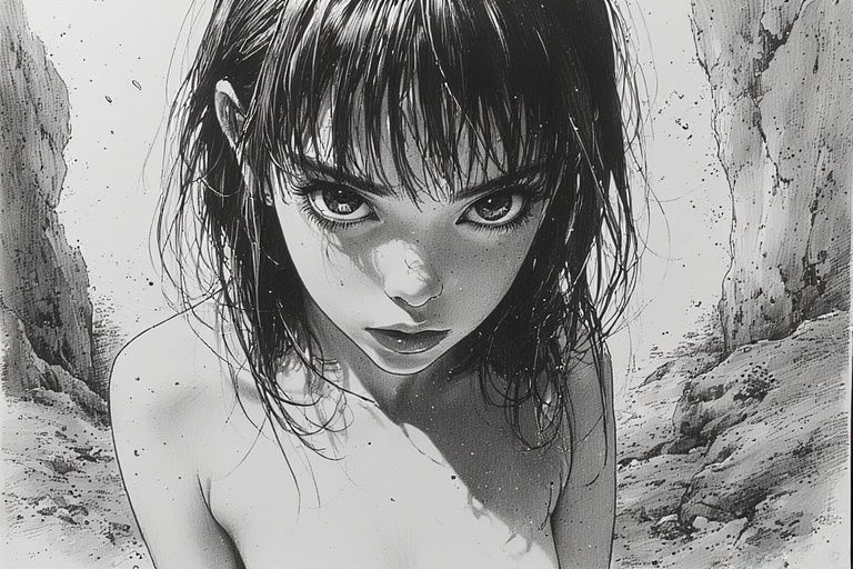 perchance hyperreal manga portrait 2