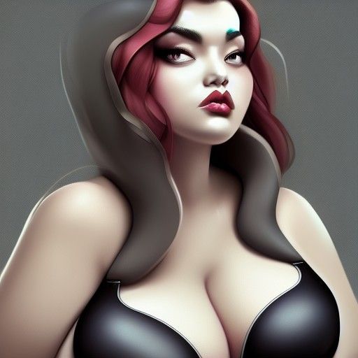Woman curvy