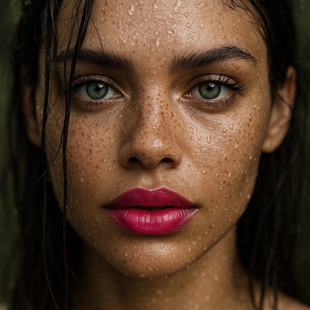 Pink lips  by @GeoPepito