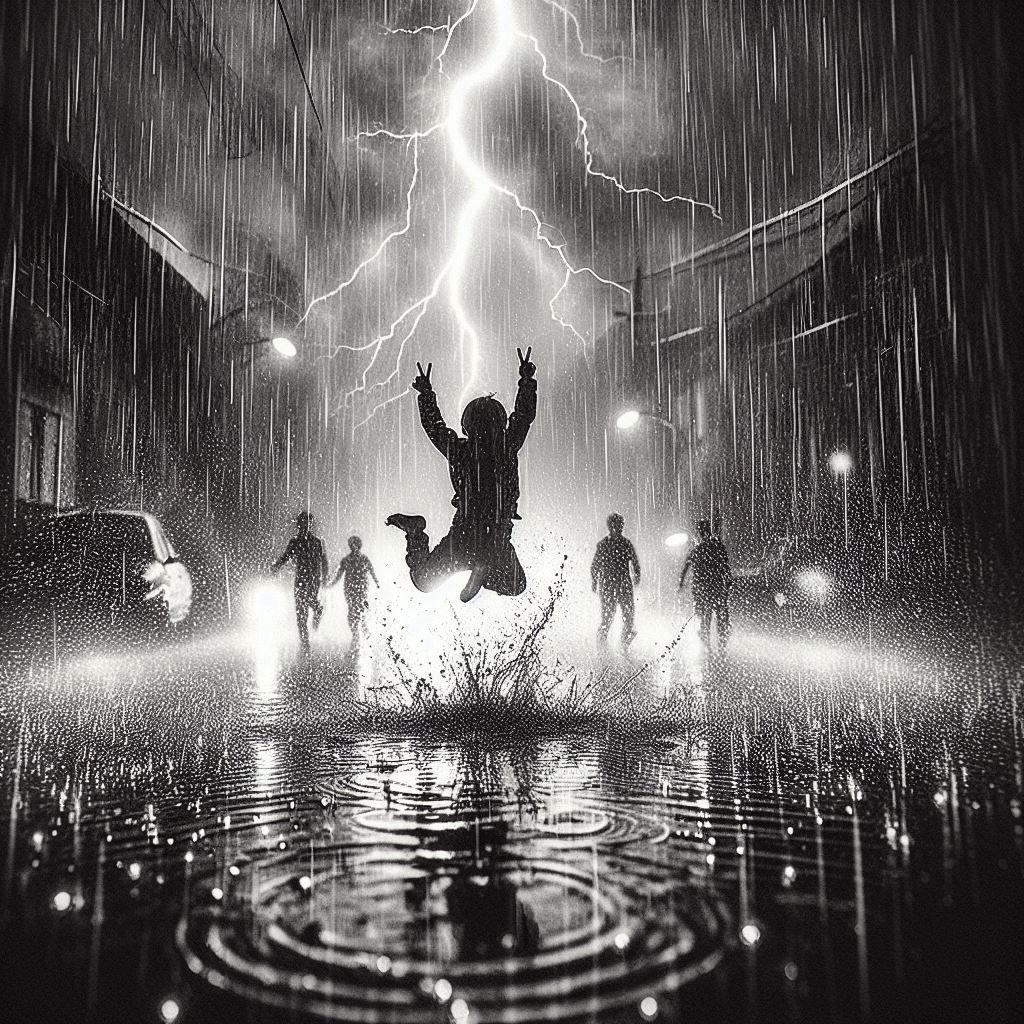 Puddle Jumping In The Rain