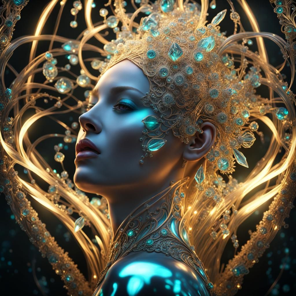 glass woman