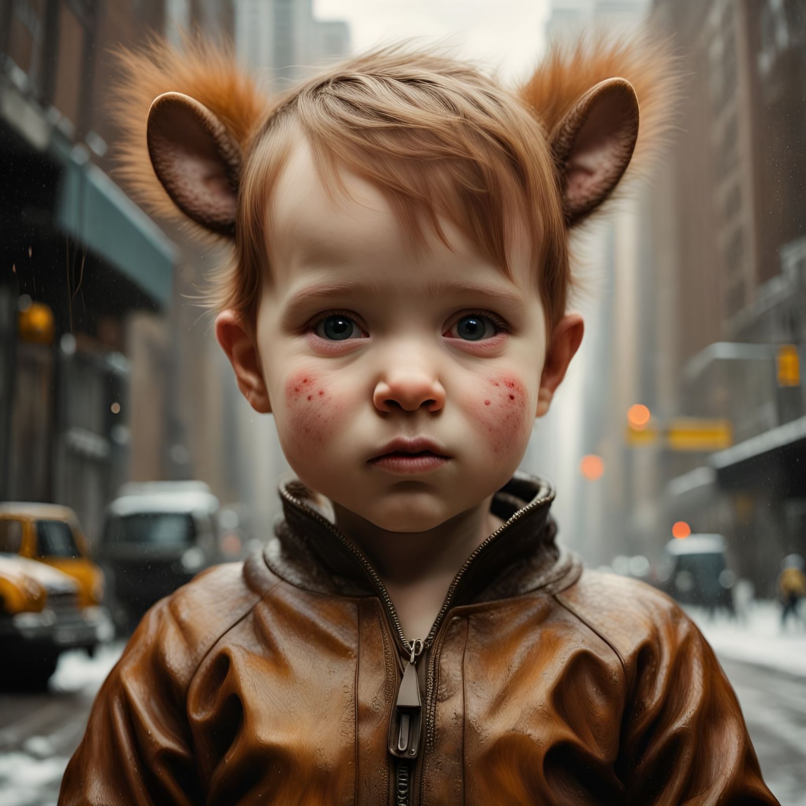 Baby Squirrel Girl AI Generated Artwork NightCafe Creator