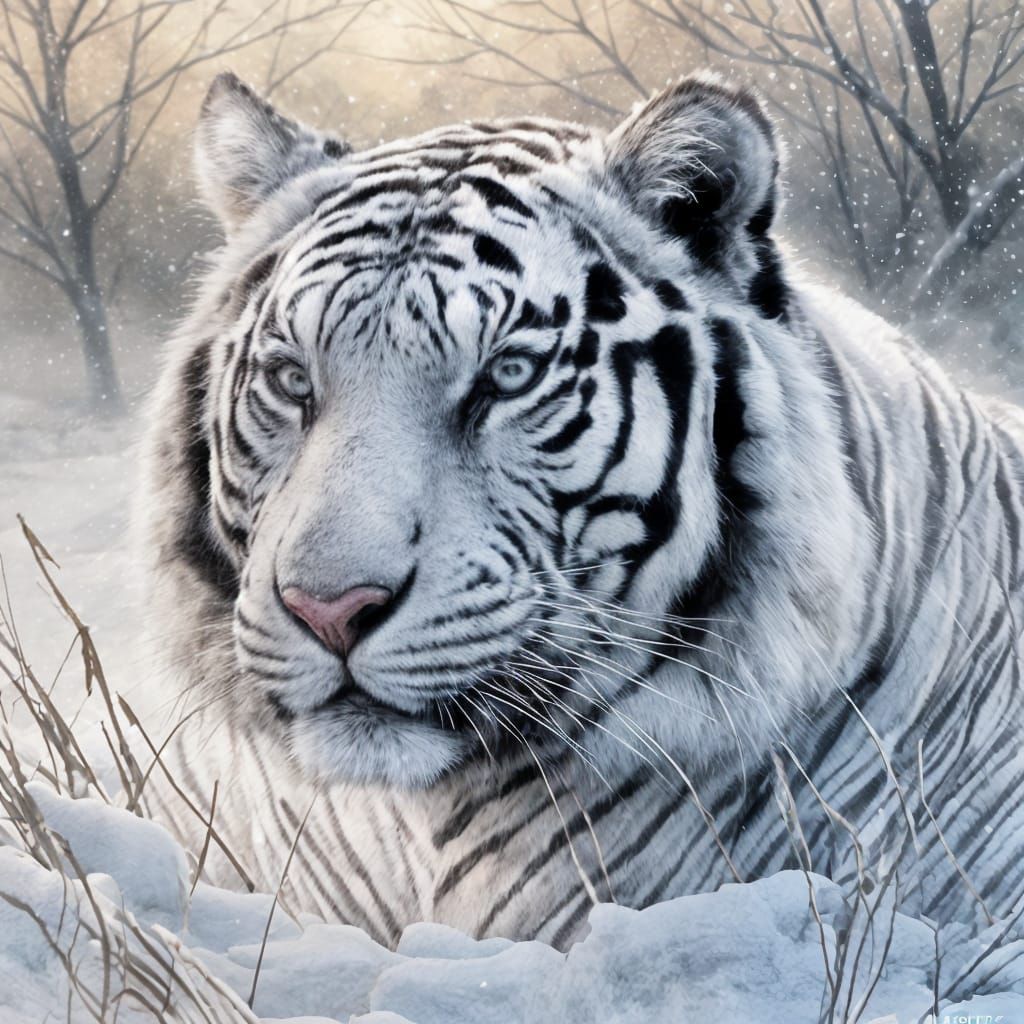 The fearsome tiger - Received 5 likes  by @Fisher