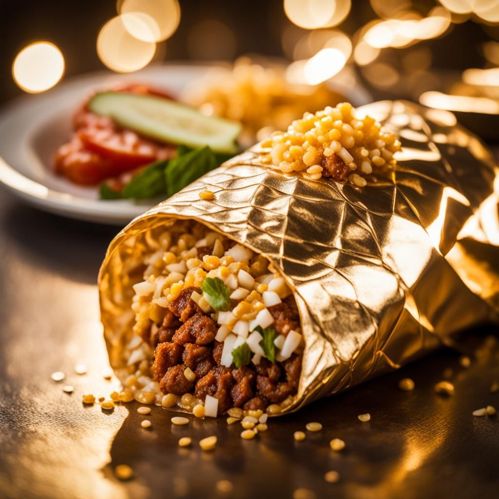 The Golden Burrito AI Generated Artwork NightCafe Creator