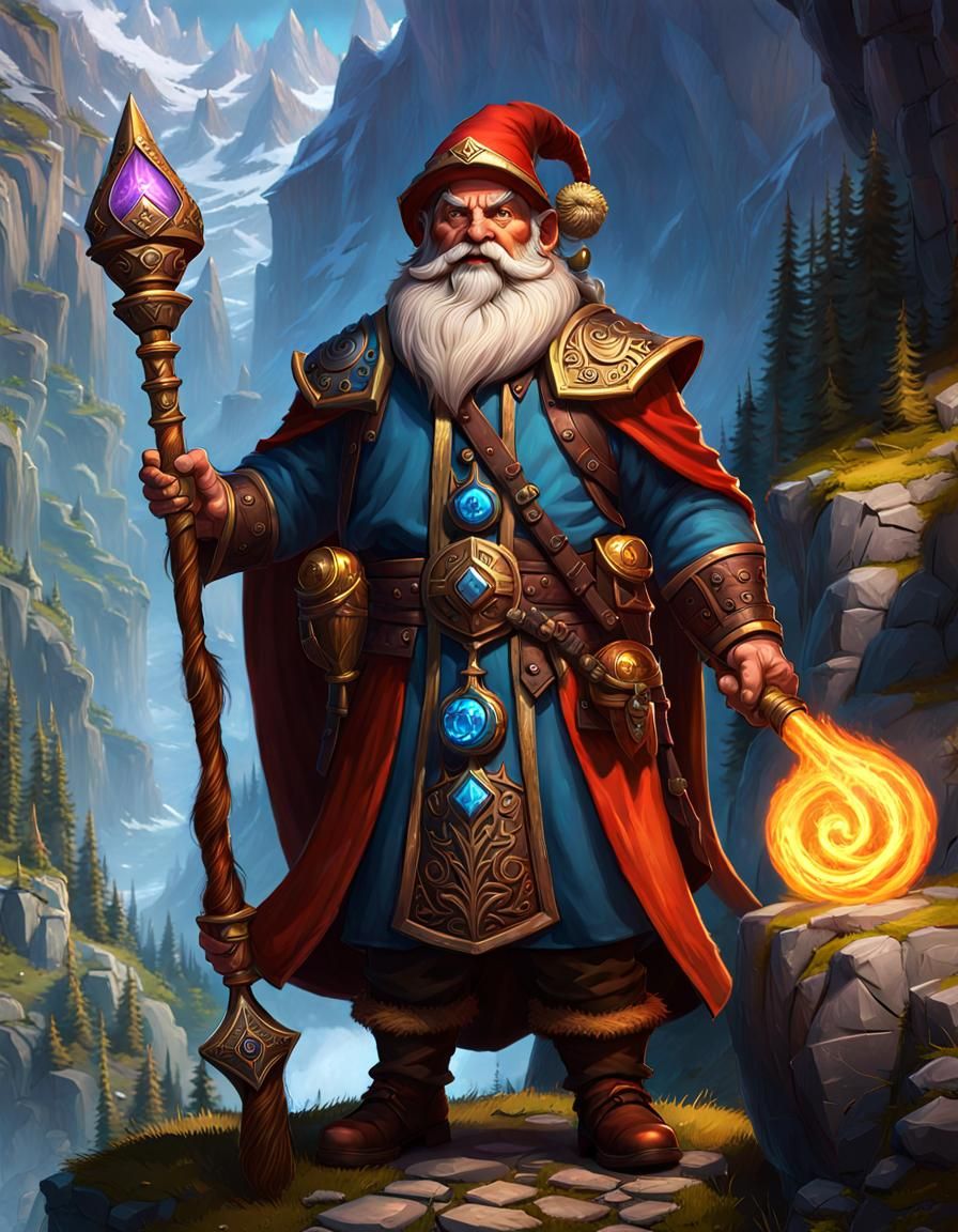 Dwarf Mage - AI Generated Artwork - NightCafe Creator