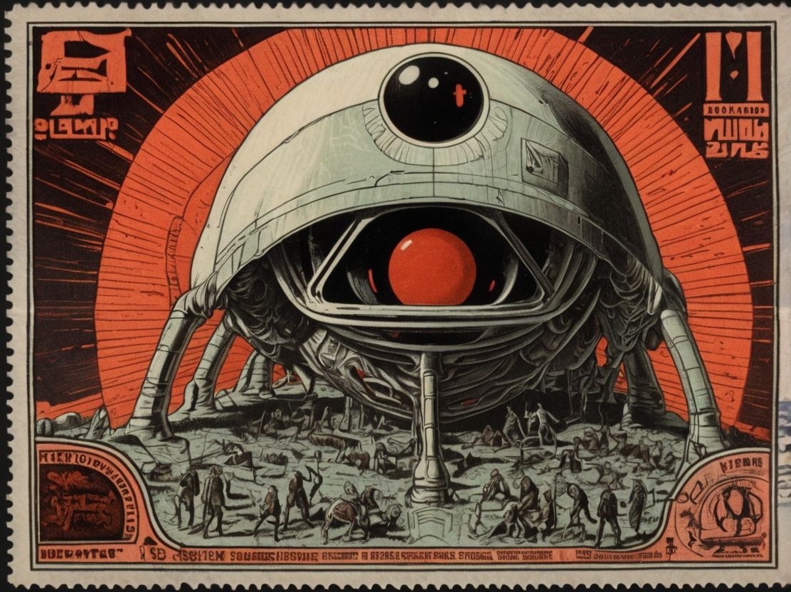 Retro SciFi Stamp