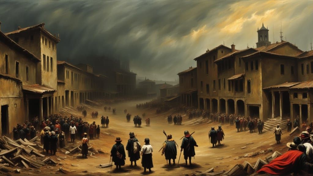 <lora:Dark Days of Oil:1.0>