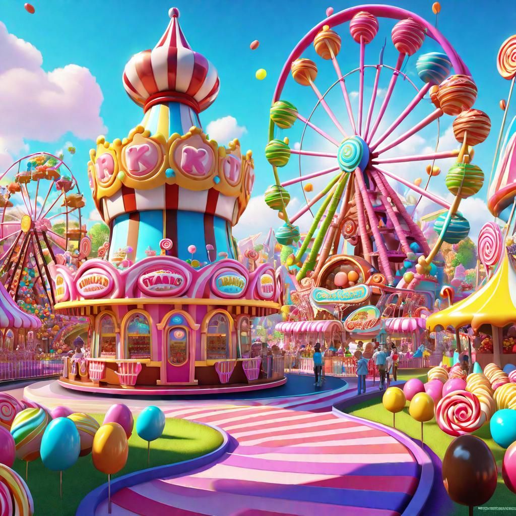 Amusement Candy Park  by @Lunar Eclipse