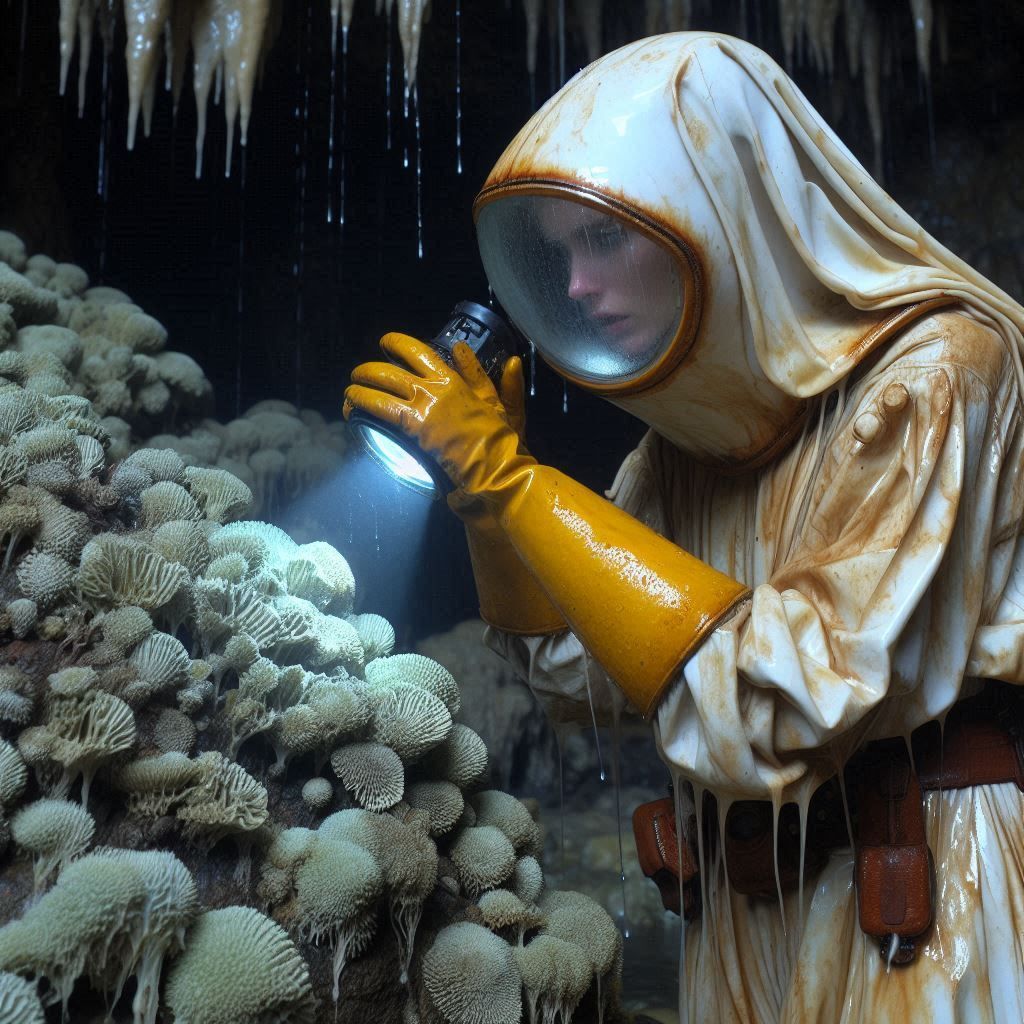 Examining alien lichen (3)