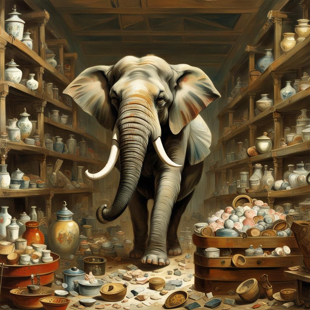 Not the best place for an elephant  by @Jorge Ramirez