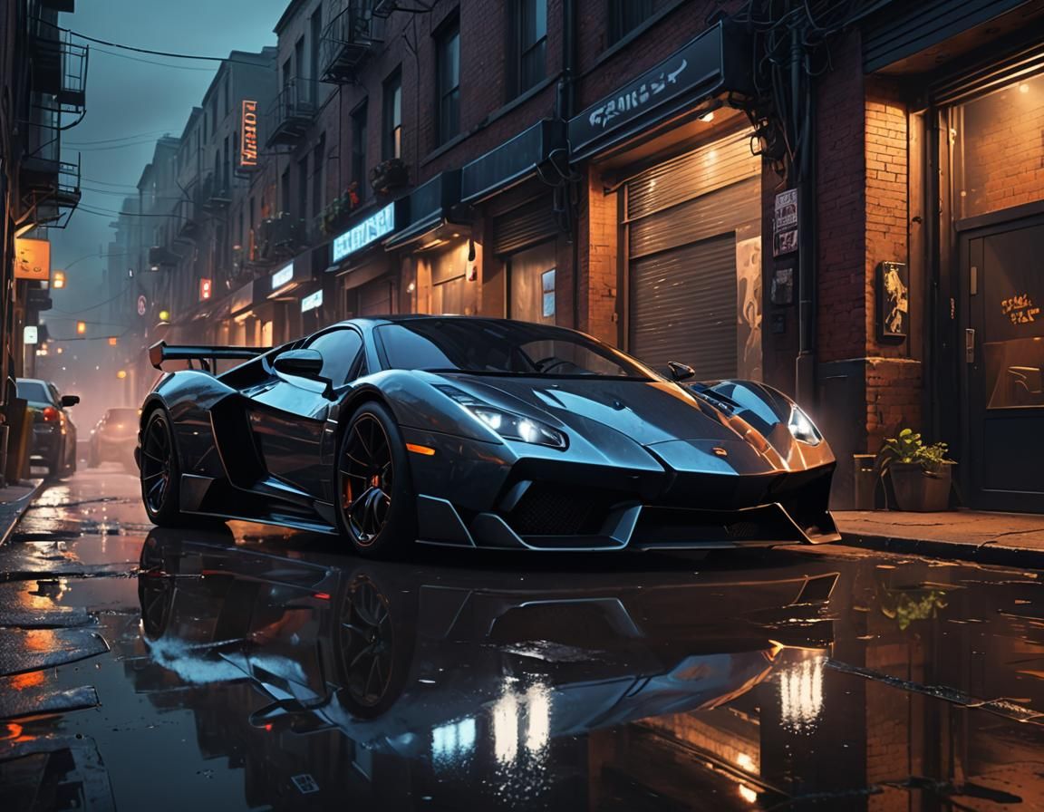 a stunning showcase of a high-end exotic supercar  by @Ipgorn