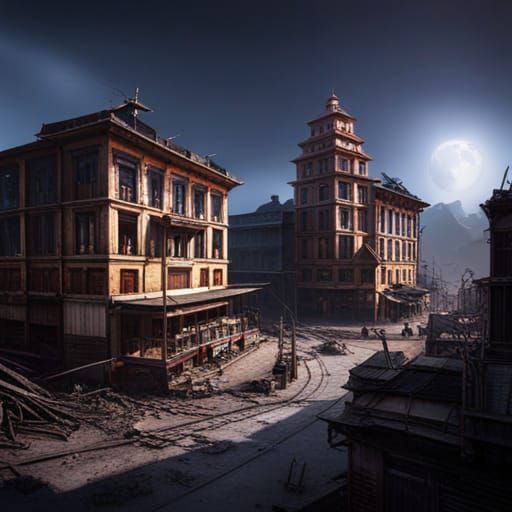 Ghost town yangon myanmar