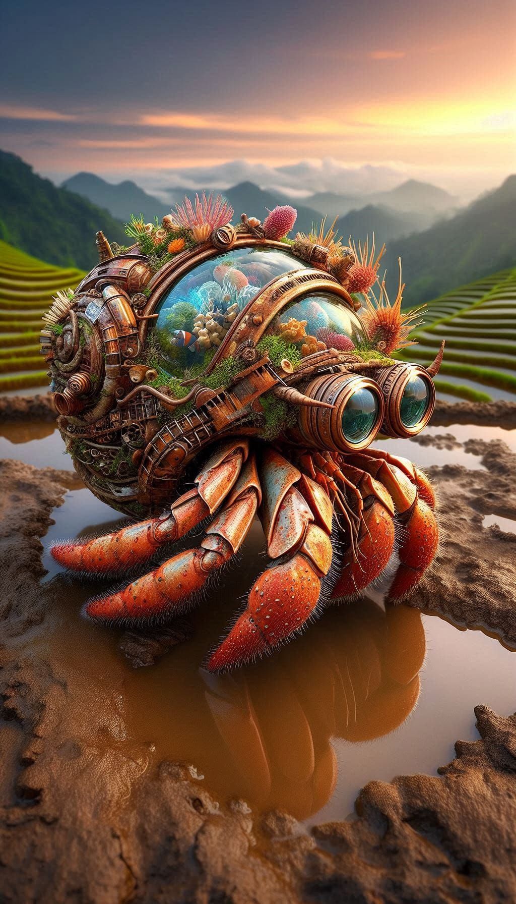 The Wandering Hermit Crab