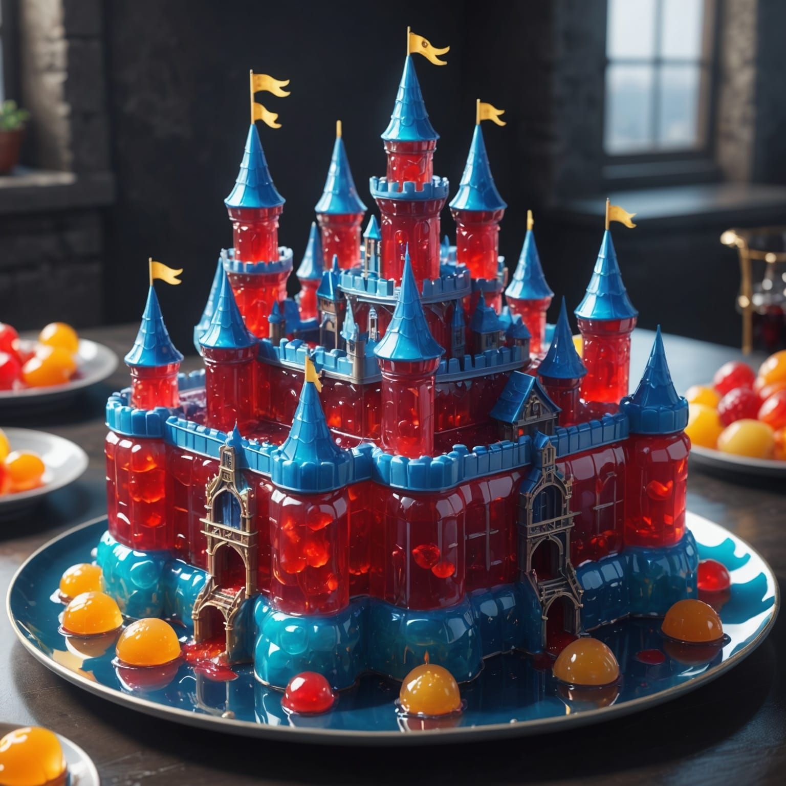 Jell-o (Jelly too) Castle  by @Eclipse Midnight