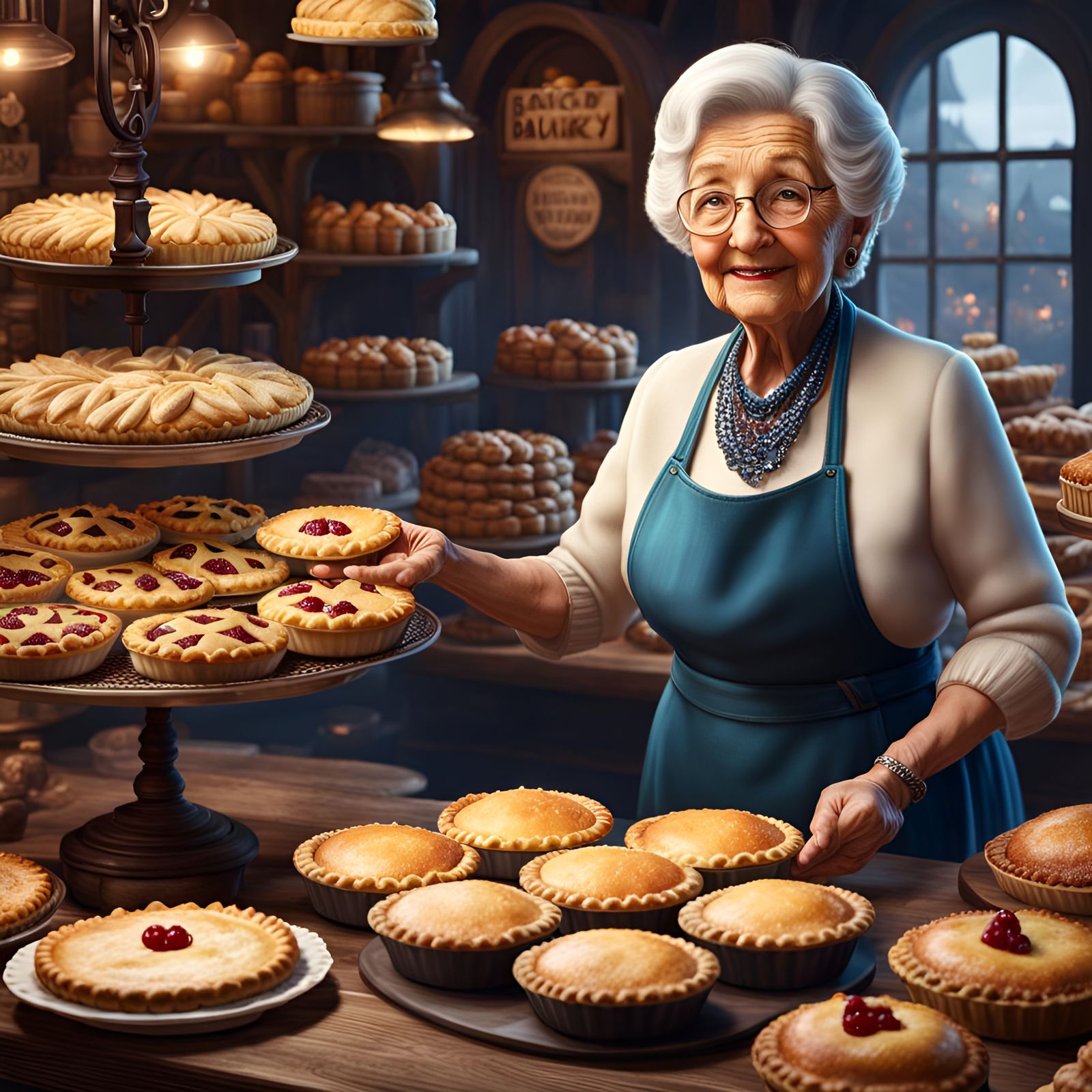 Grandma's Pie Shop  by @Alicia Hopkins