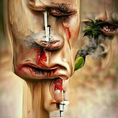 The face the world without vices is to know true pain.